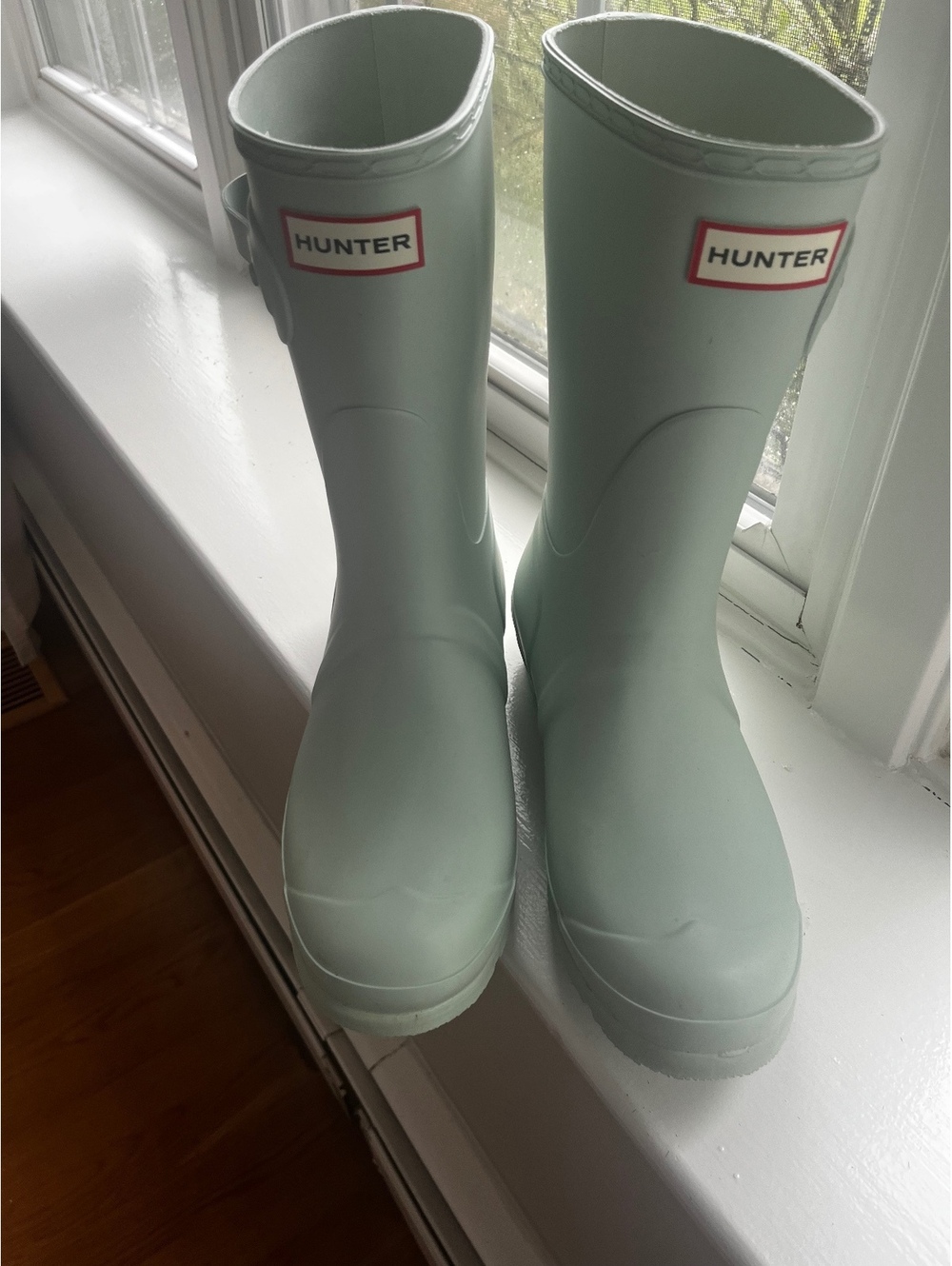 Hunter Original Rain Boots in Light Green Size 9